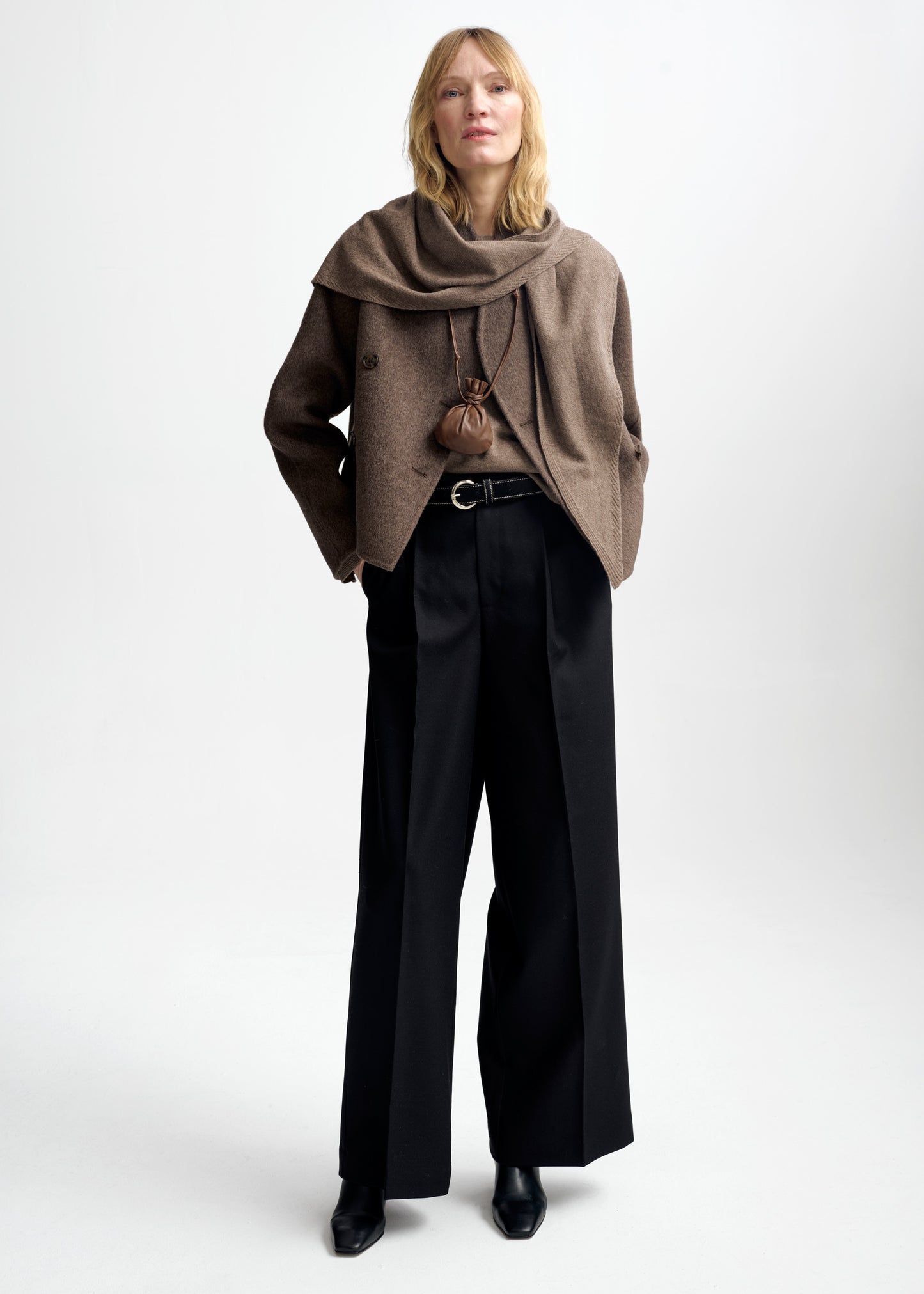 Christian Aks Bella wool jacket Jackets 8026 Cappucino