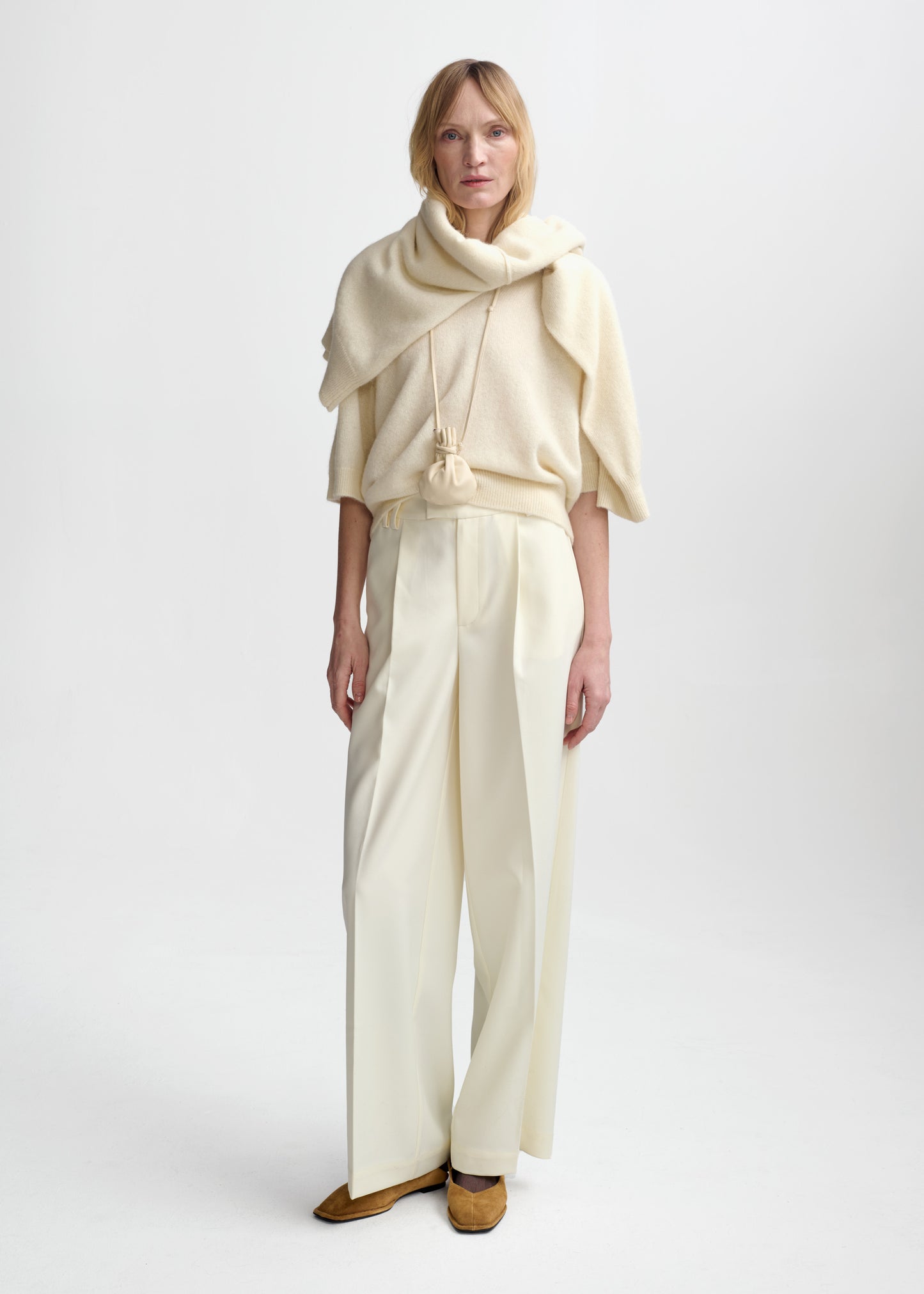 Christian Aks Milly alpaca knit Knitwear 8002 Cream