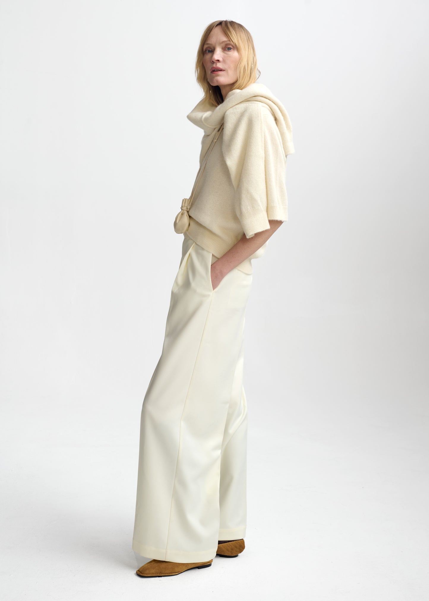 Christian Aks Milly alpaca knit Knitwear 8002 Cream