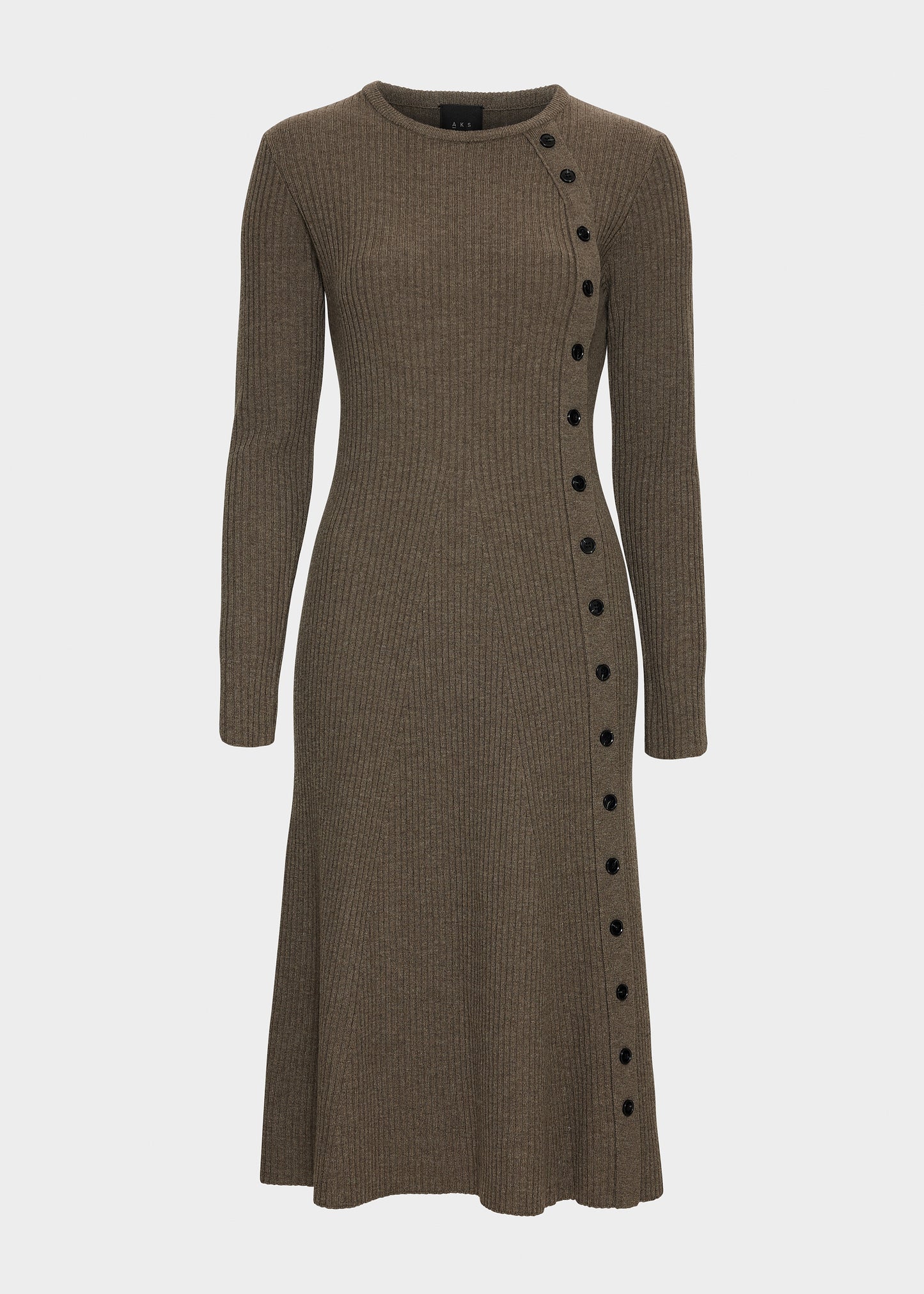 Christian Aks Mima Merino Dress Dresses 8068 Wood
