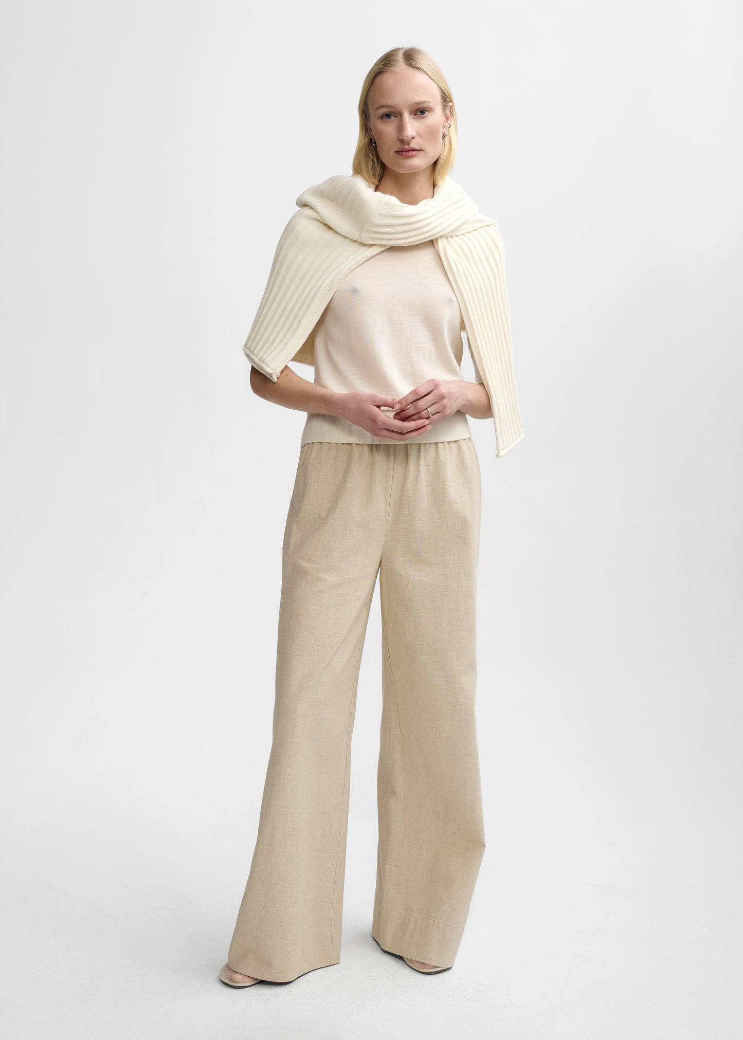 Christian Aks Mindy Merino knit Knitwear 9001 White