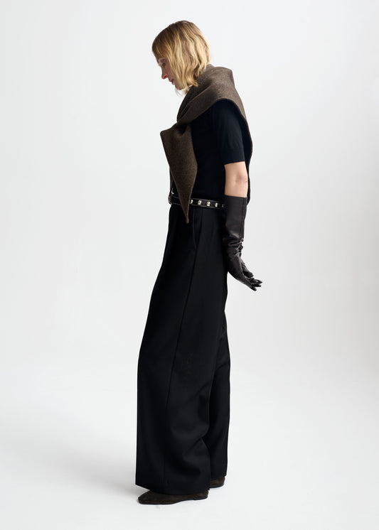 Christian Aks Brisa Wool Scarf Scarfs 8069 Espresso
