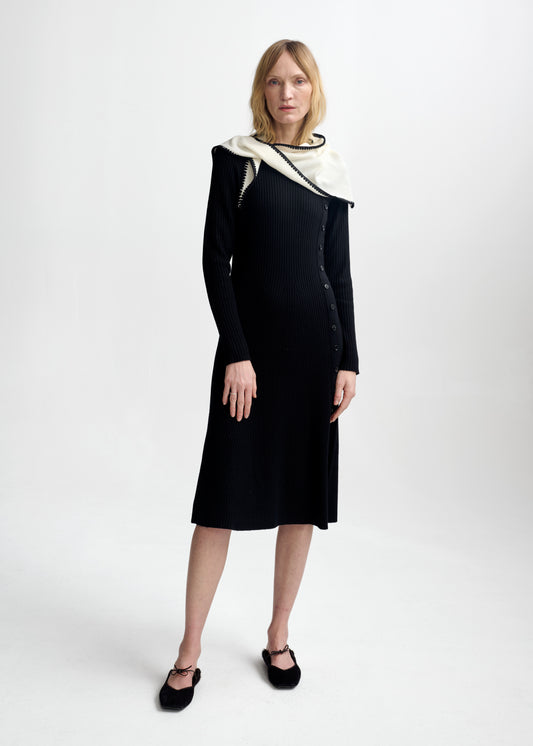 Christian Aks Mima Merino Dress Dresses 9090 Black