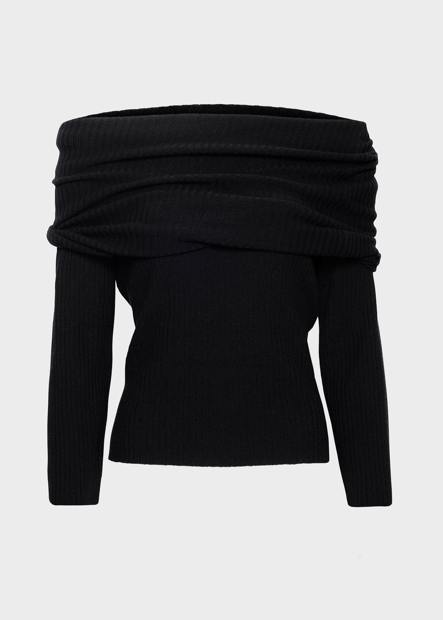 Christian Aks Talina Merino top Knitwear 9090 Black