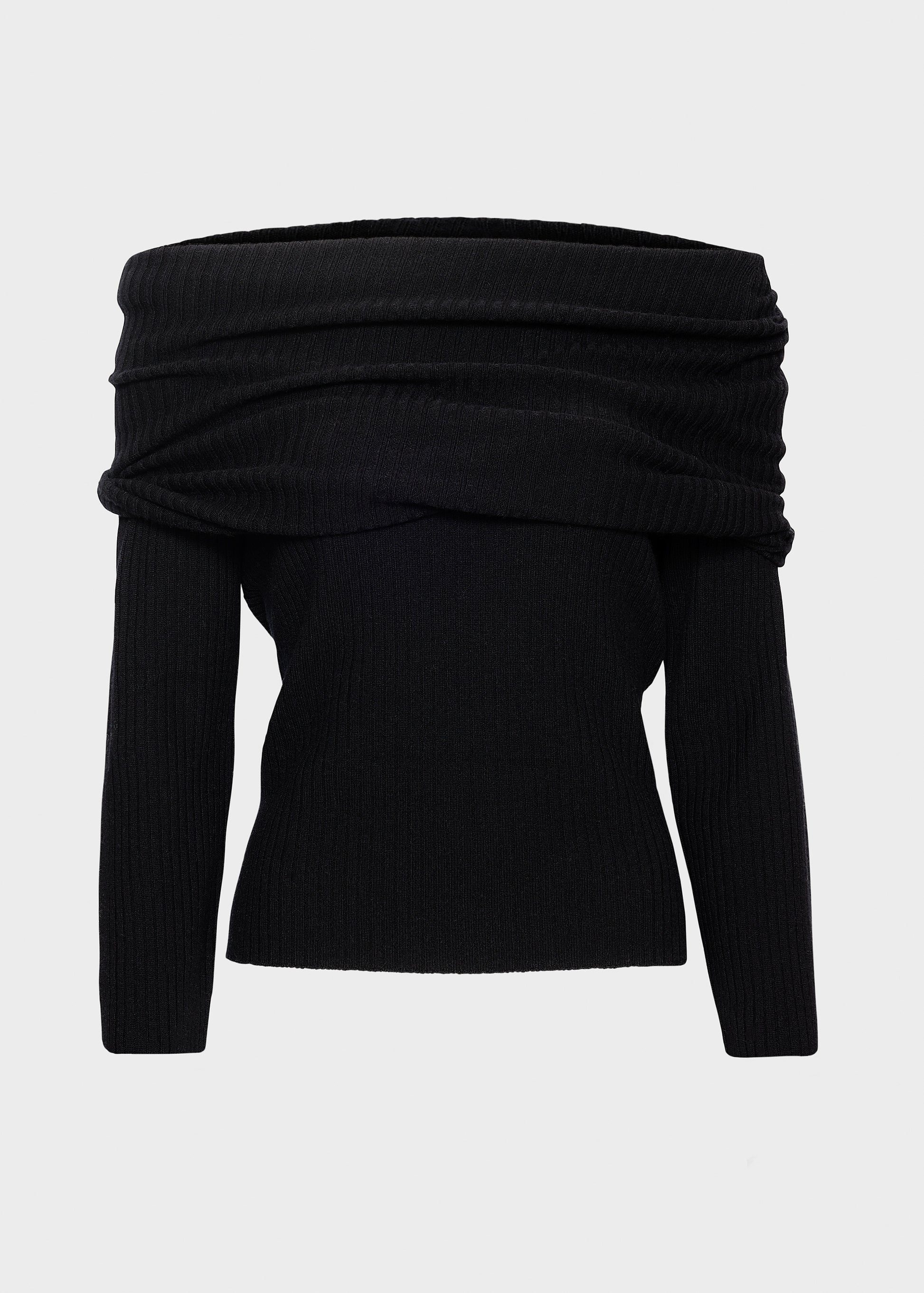 Christian Aks Talina Merino top Knitwear 9090 Black