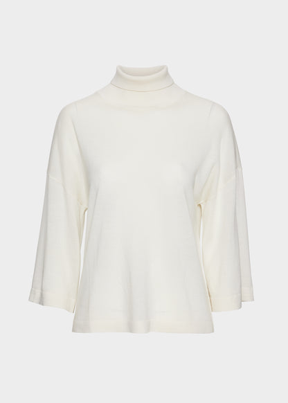 Christian Aks Tia Merino Knit Knitwear 9001 White