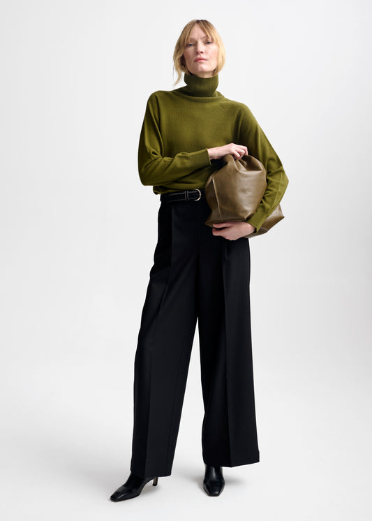Christian Aks Zina wool cash turtleneck Knitwear 7070 Hunter